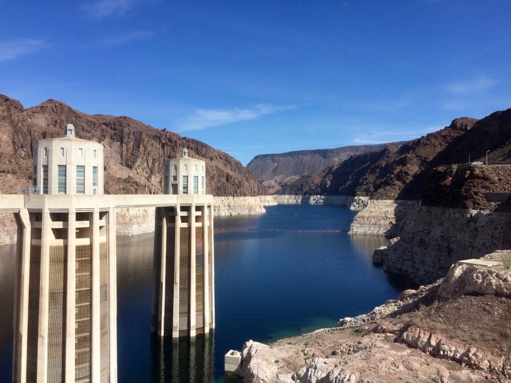 A small part of Lake Mead - at 40% of its normal level