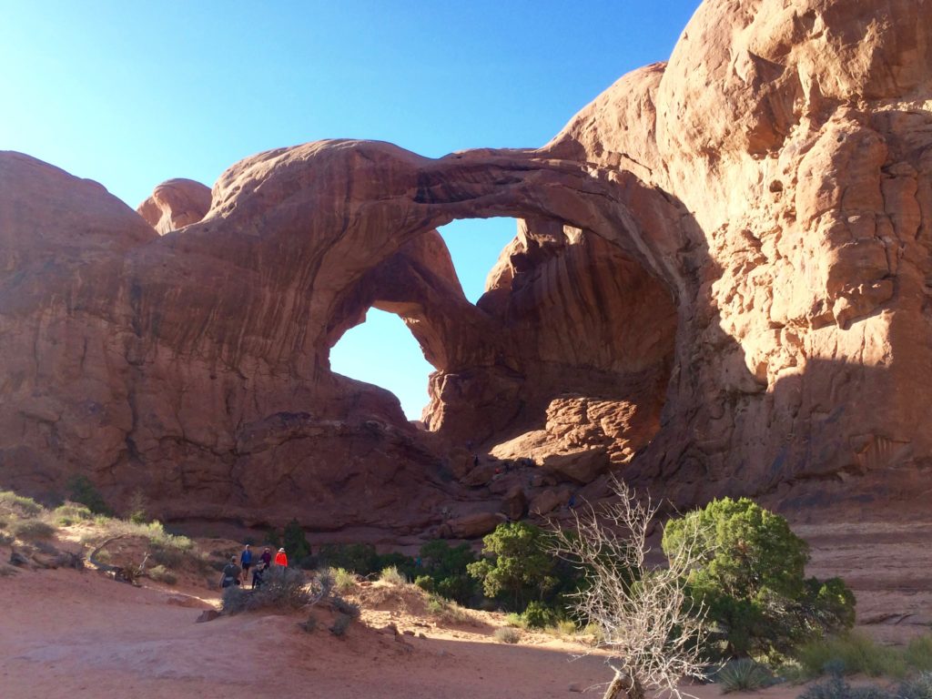 The famous "double arch"