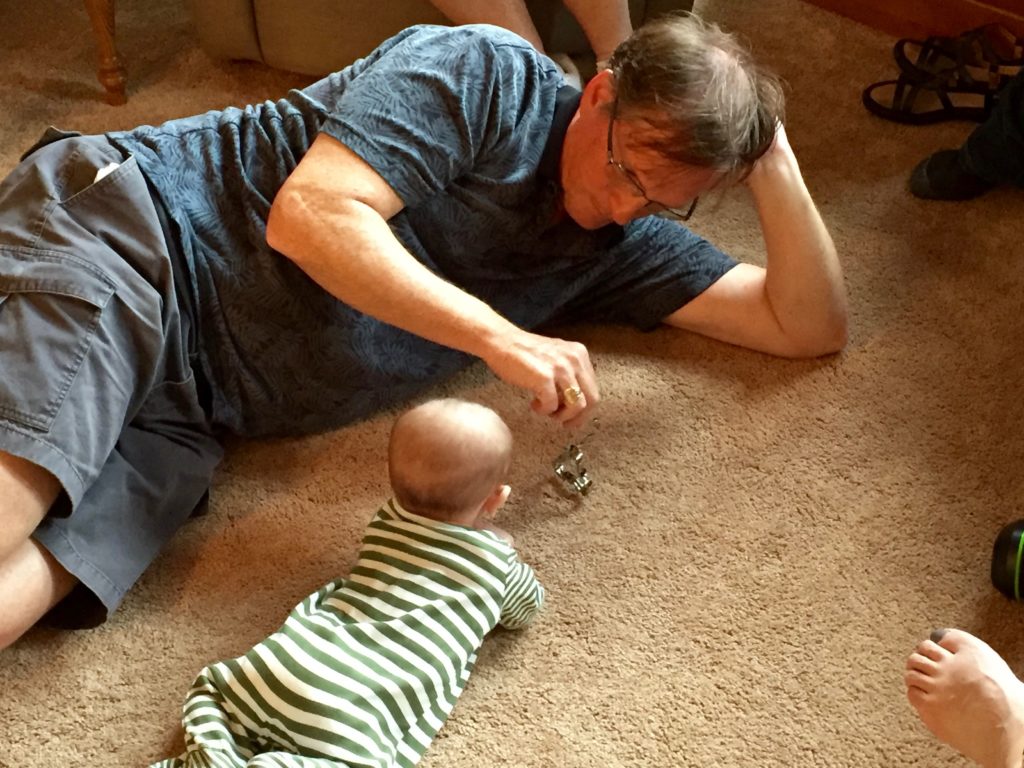 Grandpa Jeff getting in some quality time